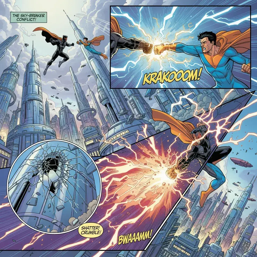 Get your comic panels instantly. Edit, refine, and export in high quality